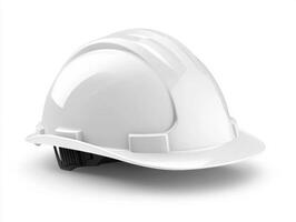 Safety helmet displayed on a clean white background photo