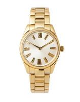 Elegant gold wristwatch with a classic design for any occasion photo