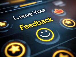 User interface for collecting feedback on a digital platform photo