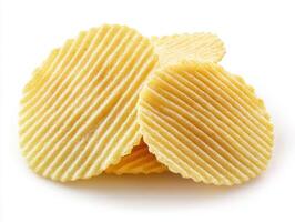 Effortlessly crispy potato chips in a delicious snack arrangement photo