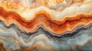 Wavy orange and grey pattern creating stunning abstract background photo