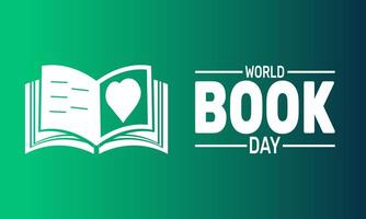 World Book Day celebrates the joy of reading Share your favorite book and inspire others to discover new stories vector