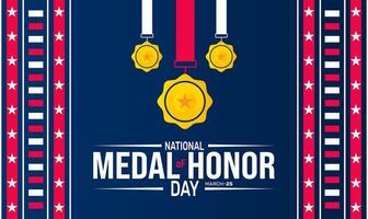 Today we salute Medal of Honor recipients for their extraordinary courage and selflessness in defending our nation vector