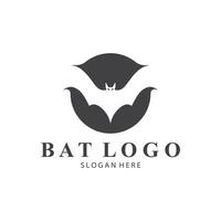 bat logo design template simple design vector