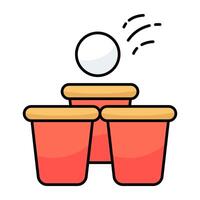 Modern design icon snare drum vector