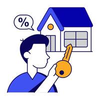 Vectors flat design of ownership