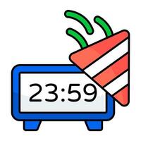 A beautiful design icon of time vector