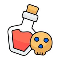 An icon design potion vector