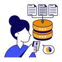 A unique design of database file vector