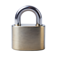 Highquality Closeup Image of a Padlock Security isolated on transparent background Device Showing Details of its Metallic Construction png