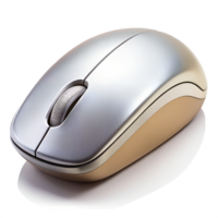 Elegant Two Tone Wireless Computer isolated on transparent background Mouse Design Modern Technology Device png