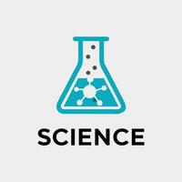 Science Experiment in a Beaker Molecular Research and Development Laboratory Testing Analysis vector