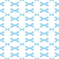 Seamless pattern of light blue bones on white background bone design pet pattern repeating texture textile print wallpaper background vector