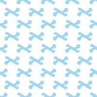 Seamless light blue X pattern on white background repeating geometric design textile fabric wallpaper vector