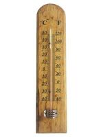 Thermometer closeup isolated on white background. wooden thermometer clipping path isolated object. temperature equipment item clipart for isolated , clipping path , clipart element photo