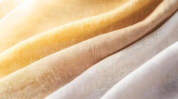 A close up of a fabric with different colors photo