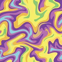 Abstract Swirling Liquid Marble Pattern Background Texture Design with Yellow Purple and Light Blue Tones vector