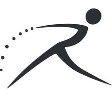 Dynamic Movement Action for Fitness and Agility vector