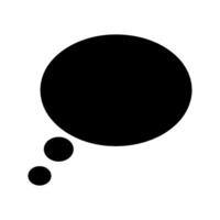Speech bubble icon. Flat design style eps 10. vector