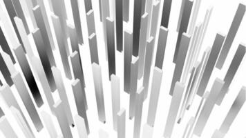 Clean grayscale abstract background with a repeating pattern of moving geometric shapes. This modern minimalist design is perfect for corporate and tech projects. Looping HD animation. video