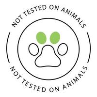 Not Tested On Animals Icon Design with Editable Stroke vector