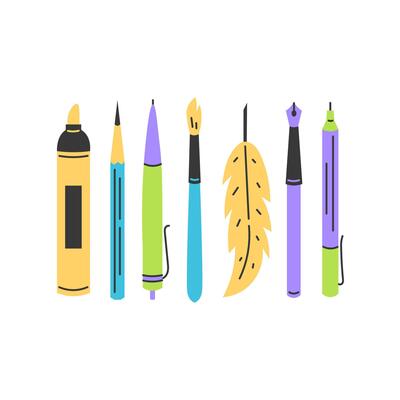 Writing Supplies Tools Set