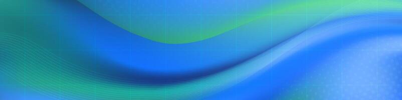 Abstract soft blue and teal flowing background. vector