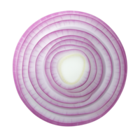 A cross-sectional view of a red onion highlighting its concentric layers against a showcasing its intricate circular pattern png