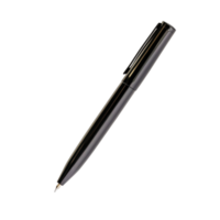Sleek pen with a transparent backdrop The design is simple and functional perfect for everyday use in home or office settings png
