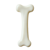 Isolated bone A simple smooth bone rests against a dark background perfect for adding a touch of nature to any design project png