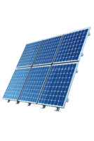Array of solar panels angled for sunlight A clean energy solution with a Renewable power generation technology png