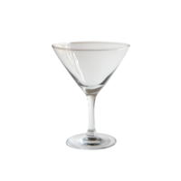 elegant leeren Glas mit ein stammte Design gegen ein dunkel Hintergrund perfekt zum Cocktails oder schick Getränke sauber einfach und stilvoll png