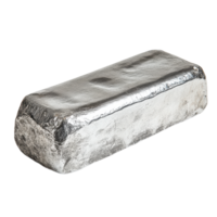A shiny metal bar gleams against a dark background Its reflective surface catches the light hinting at its dense and valuable nature png