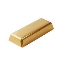 A gleaming gold bar glistens against a dark backdrop symbolizing wealth and prosperity with its smooth surface and refined rectangular shape png