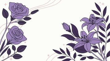 a beautiful floral frame with intricate delicate vector