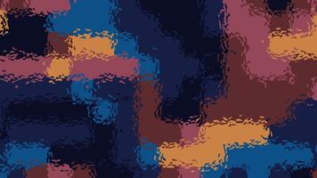 Abstract fluid art background featuring a dynamic blend of navy, brown, and orange hues with a textured and painterly feel. vector