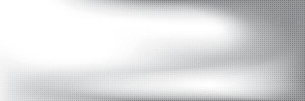 Abstract white and gray gradient background with dot pattern, halftone effect, illus vector