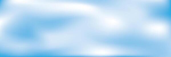Beautiful clouds, abstract white and blue color gradient background, illus vector