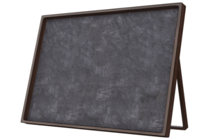 A school board stands alone against transparent background, designed for classroom use. It serves as an essential tool for teachers to engage students and facilitate learning activities. 3D render. png