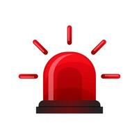 Siren icon. Alarm icon on white background, danger. Emergency siren. For website, banner, mobile app and graphic design elements. vector