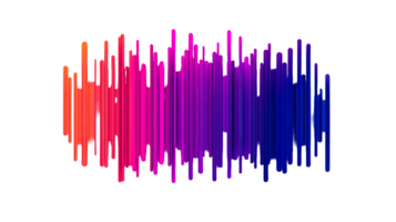 Gradient of Colorful Vertical Lines Background, Cut Out Transparent png
