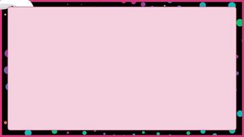 Background animation for Quiz or descriptive elements good for teaching something through texts blak pink video