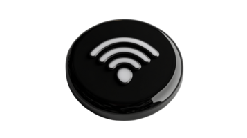 Wireless signal icon with transparent background for digital use png