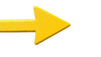 Pointer symbol isolated on transparent background, guide symbol, cut out transparent png