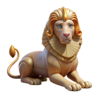 elegant abstract Sphinx, mythical creature with lion's body and human head, exclusive png