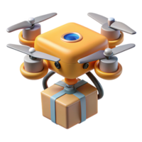 magnificent minimalist Delivery drone, package delivery premium png