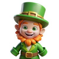impressive creative Leprechaun, mischievous fairy creature from Irish folklore detailed png