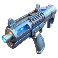 impressive traditional High-resolution render of a futuristic weapon, high quality png