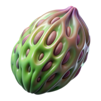extraordinary minimalist Alien seed pod with pulsating veins, exclusive png