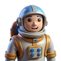 elegant classic Astronaut in a spacesuit, original png